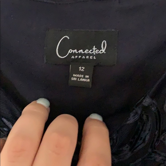 Navy blue cocktail dress - Picture 5 of 5